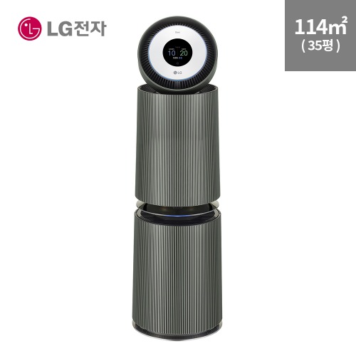 LG 공기청정기 렌탈 오브제컬렉션 퓨리케어 35평 AS353NG4AM 네이처그린 6년약정 자가관리 초기비용면제